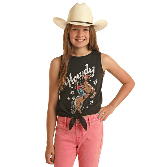 Girls Howdy Tank Top