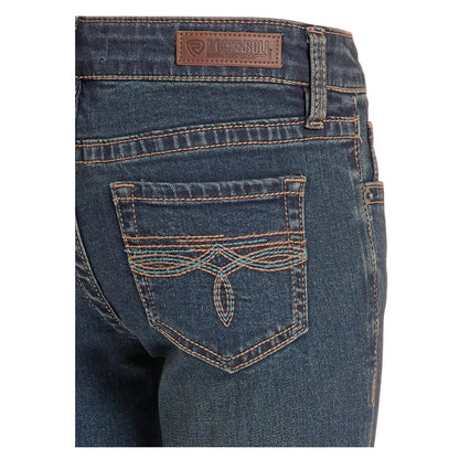 Girls Boots Stitch Jeans