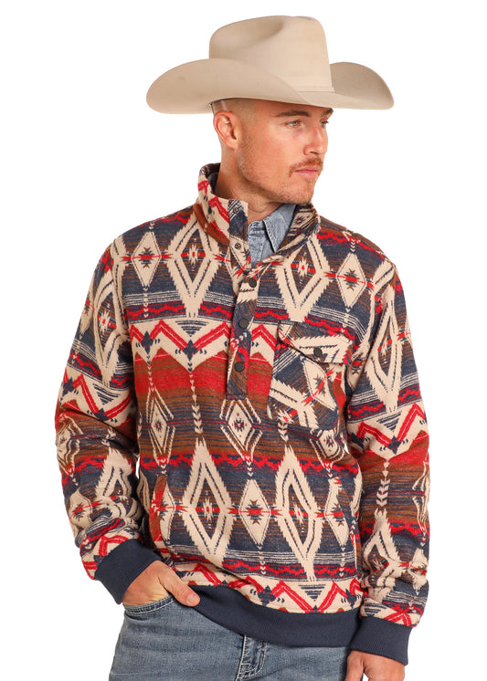 Men's Aztec Jaquard Pullover