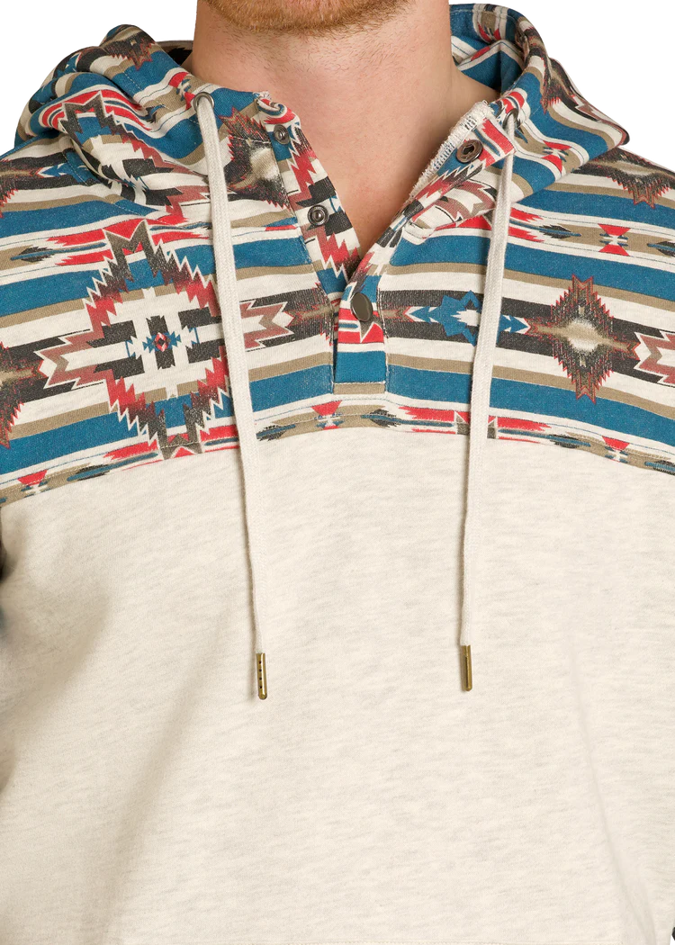 Mens Aztec Hoodie