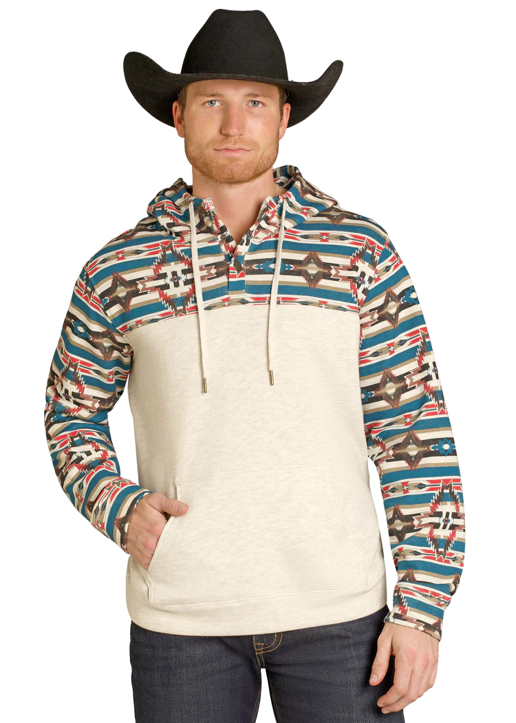 Mens Aztec Hoodie