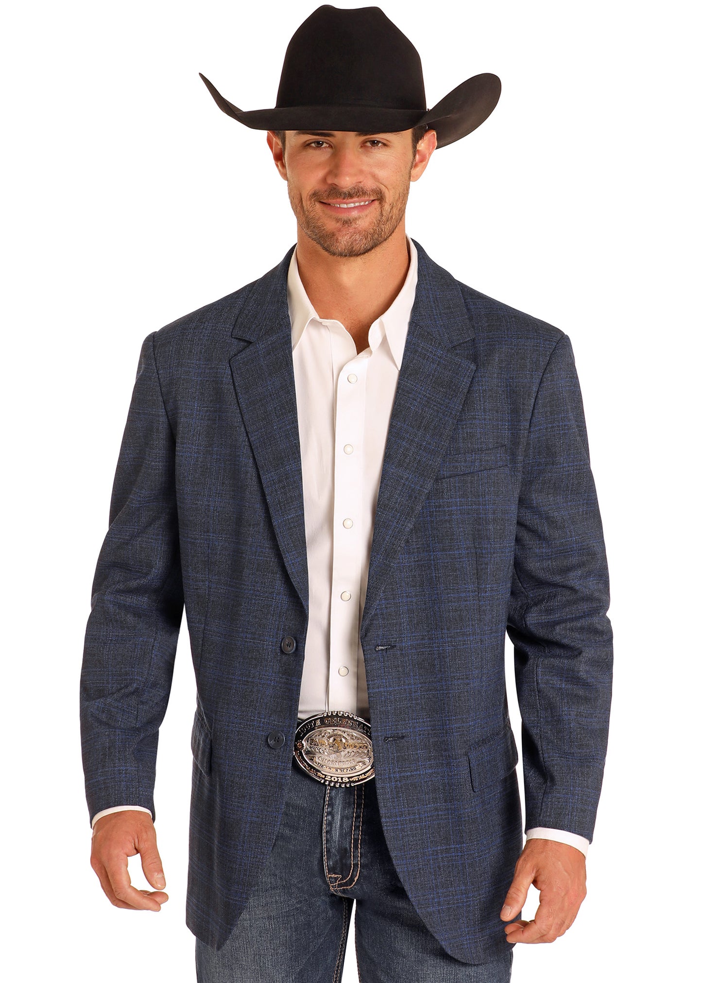 Men's Plaid Blazer Sport Coat