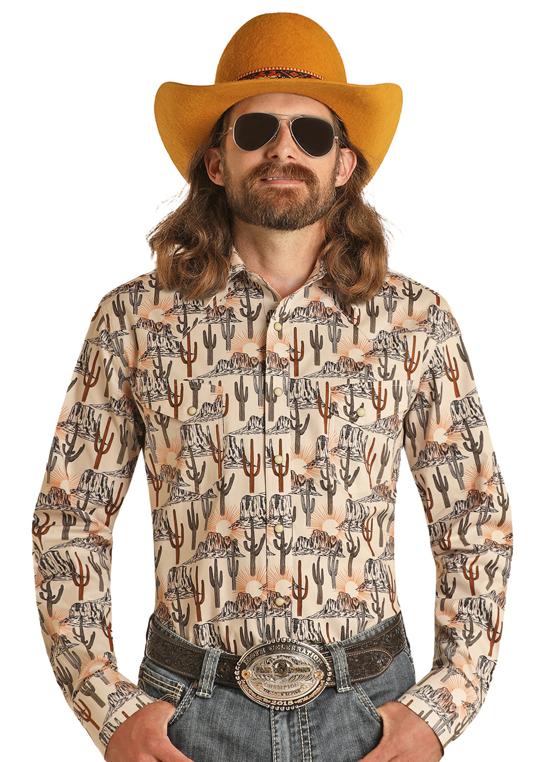 Mens Longsleeve Western Shirt Dale Brisby