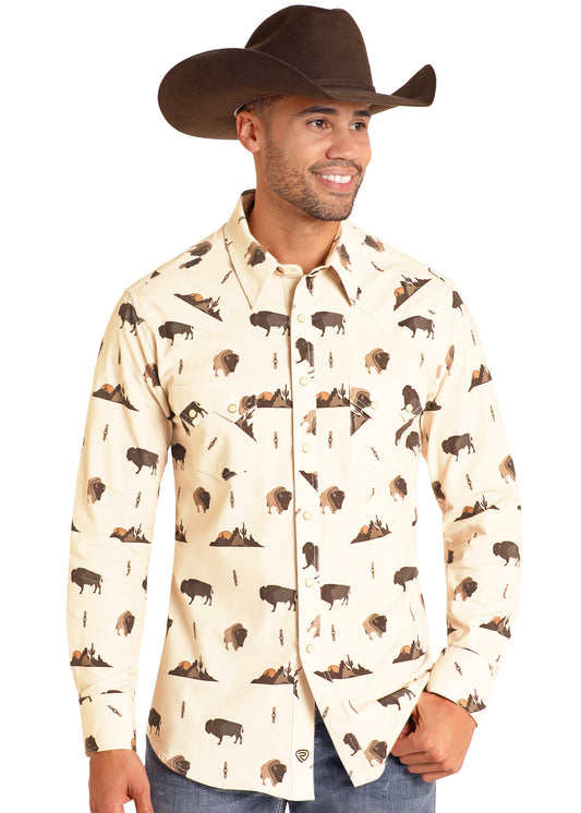 Men's Modern Fit Western Shirt