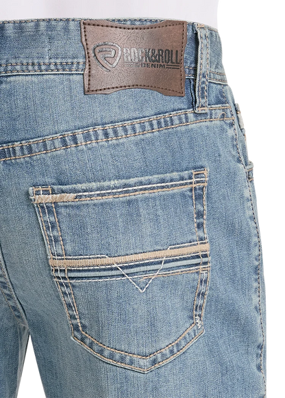 Mens Double Barrel Jeans