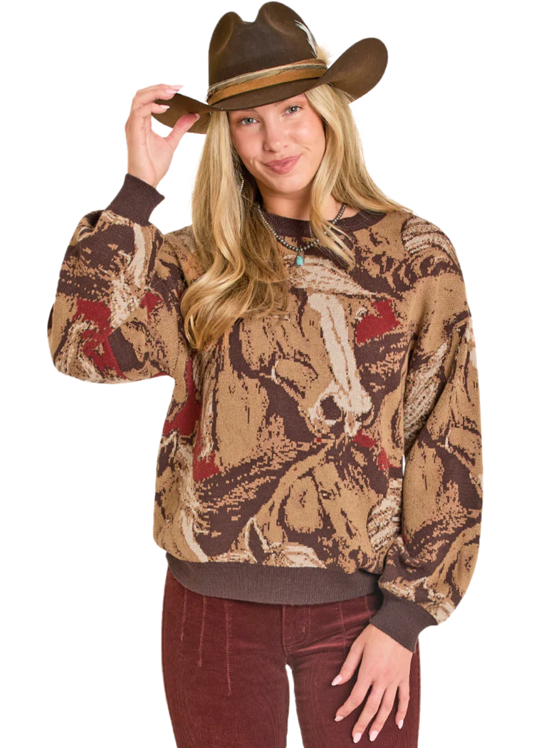 Ladies Horse Sweater