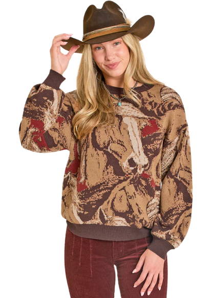 Ladies Horse Sweater