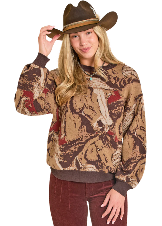 Ladies Horse Sweater