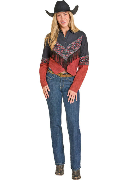 Retro Aztec Border Shirt