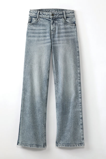 Girls Wide Leg Jeans