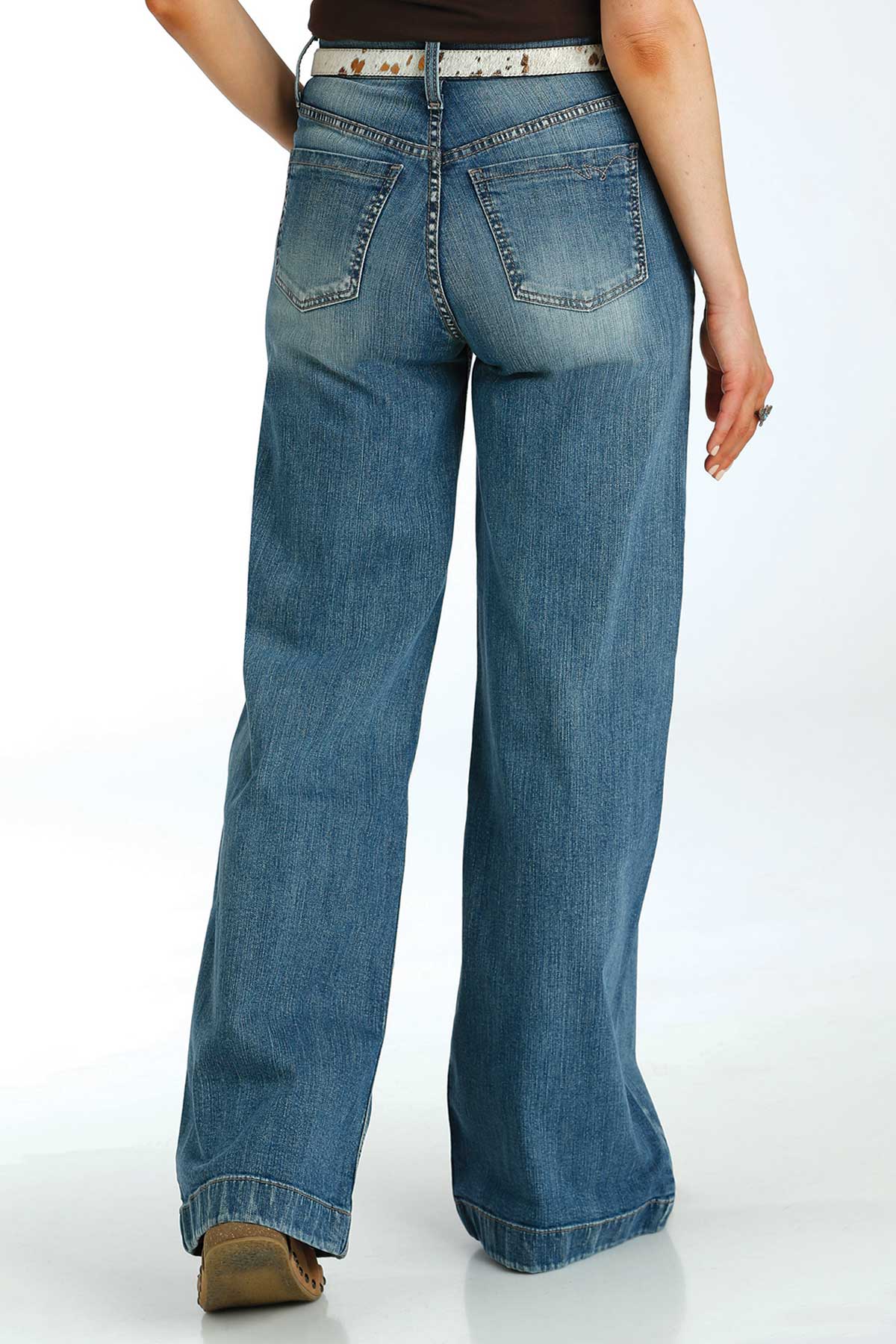 Ladies Wide Leg Jeans - Skylar