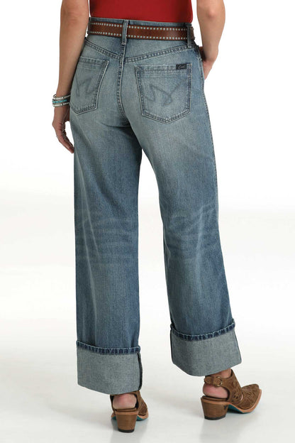 Ladies High Rise Relaxed Jeans