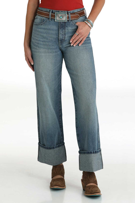 Ladies High Rise Relaxed Jeans