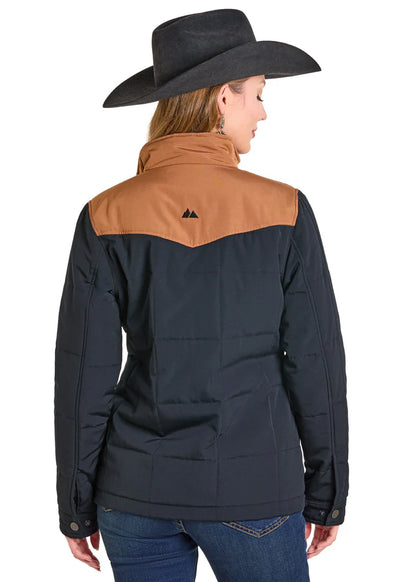 Ladies Black Puffer Vest