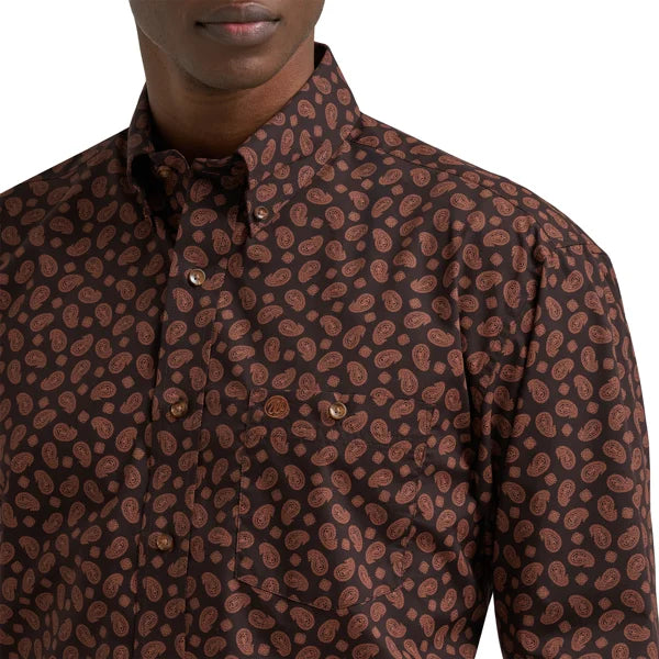 Mens Classic Fit Western Shirt
