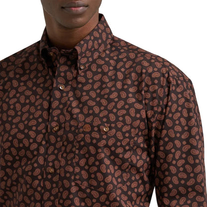 Mens Classic Fit Western Shirt