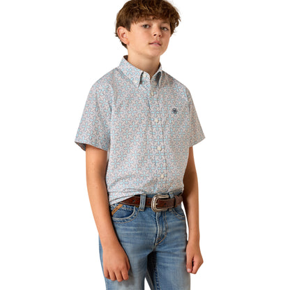 Boys' Pier Shortsleeve Western Shirt