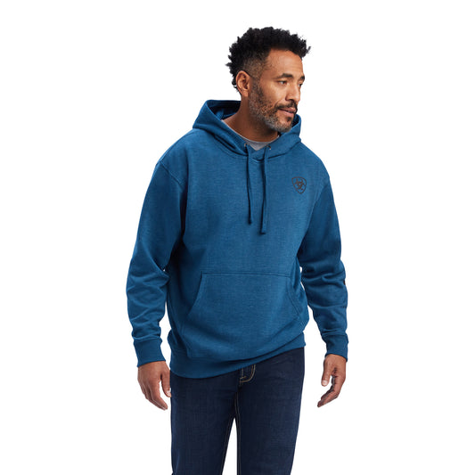 Mens Blue Hoodie