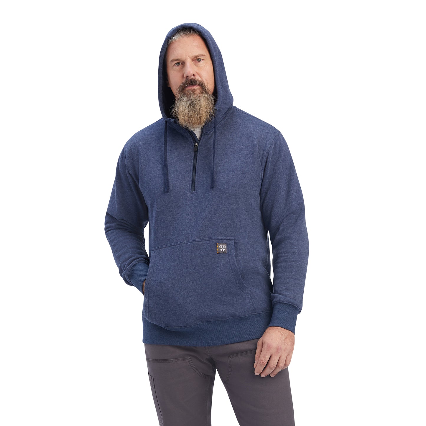 AR Mens Hooded 1/4 Zip Pullover