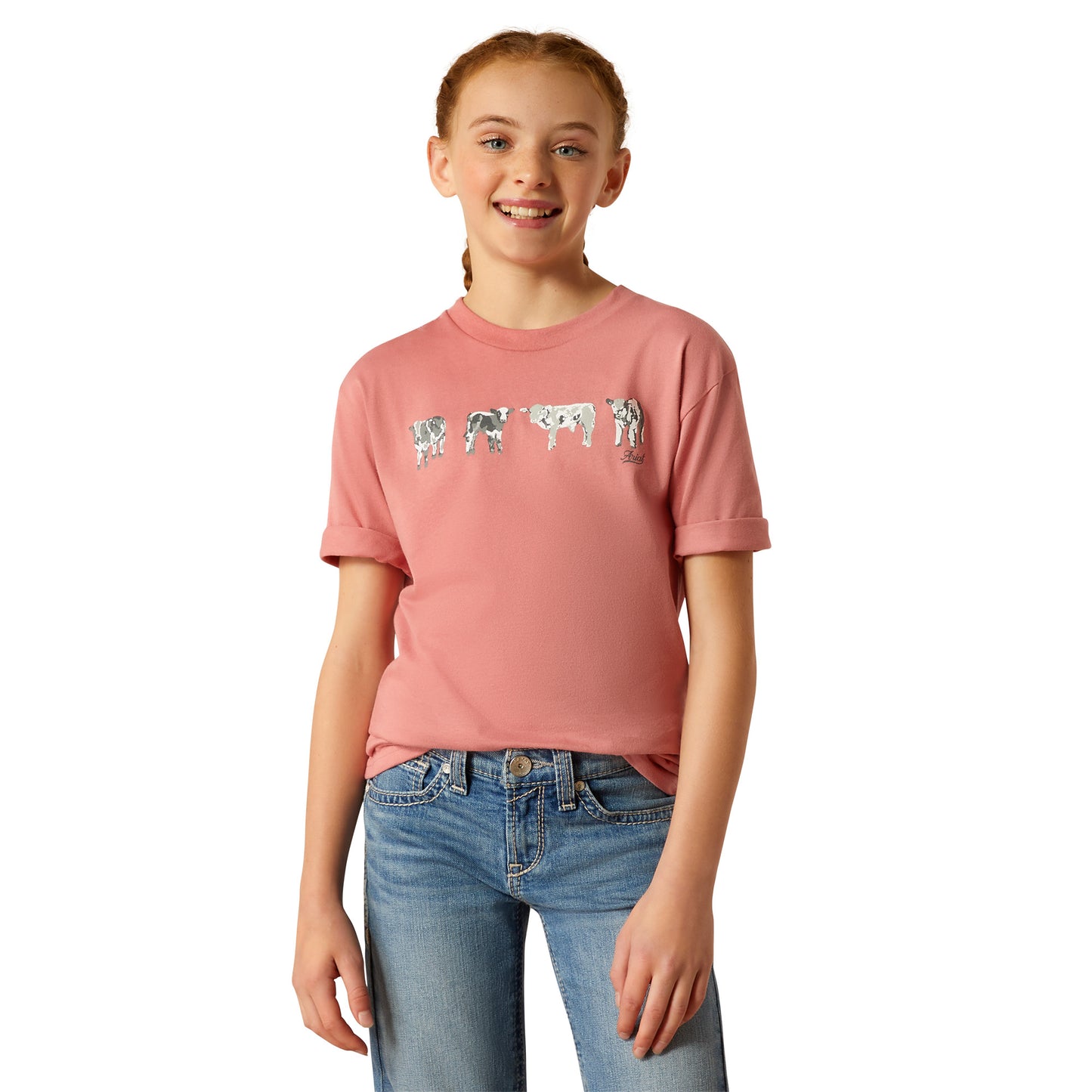 Girls Mini Cow Squad T-Shirt