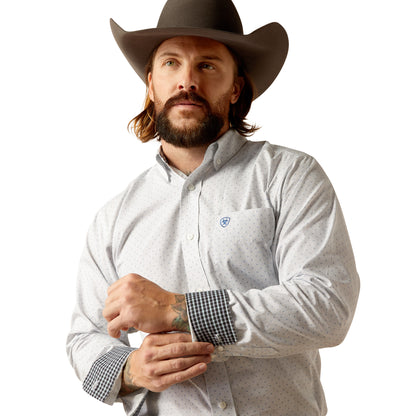 Men's Wrinkle Free Fitted Western Shirt