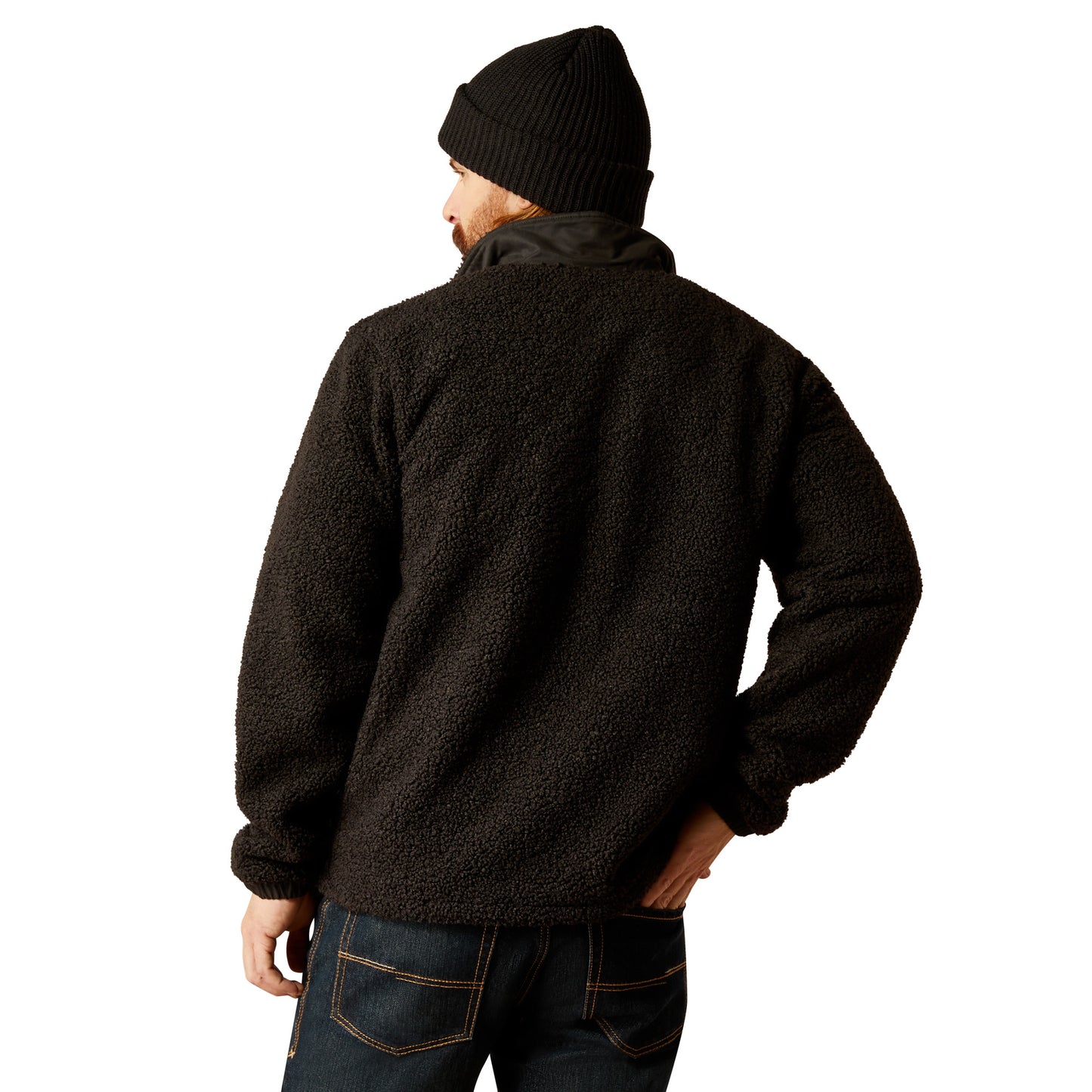 Men's Sherpa Jacket - Black