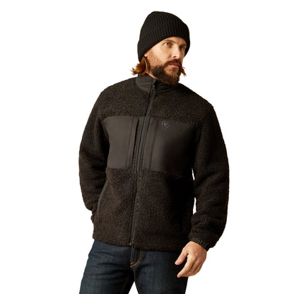 Men's Sherpa Jacket - Black