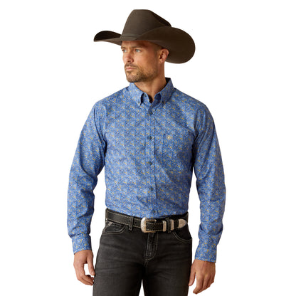 Men's Fitted Longsleeve Western Shirt