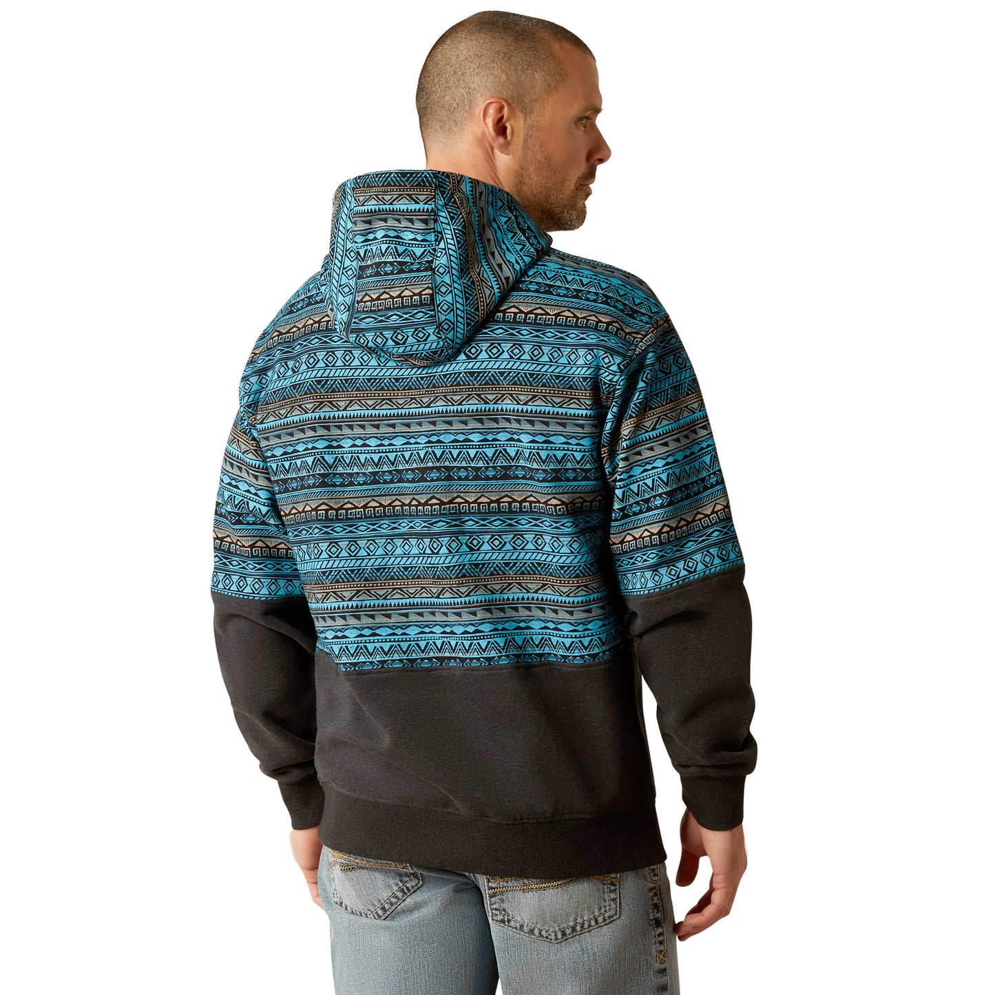 Men's Hoodie - Turquoise