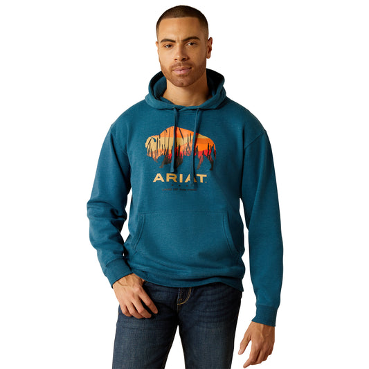 Men's Hoodie Bison Plains