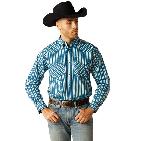 Men's Classic Fit Long Sleeve Western Shirt