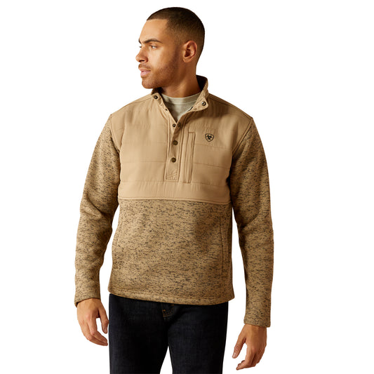 Men's Snap Sweater - Chinchilla