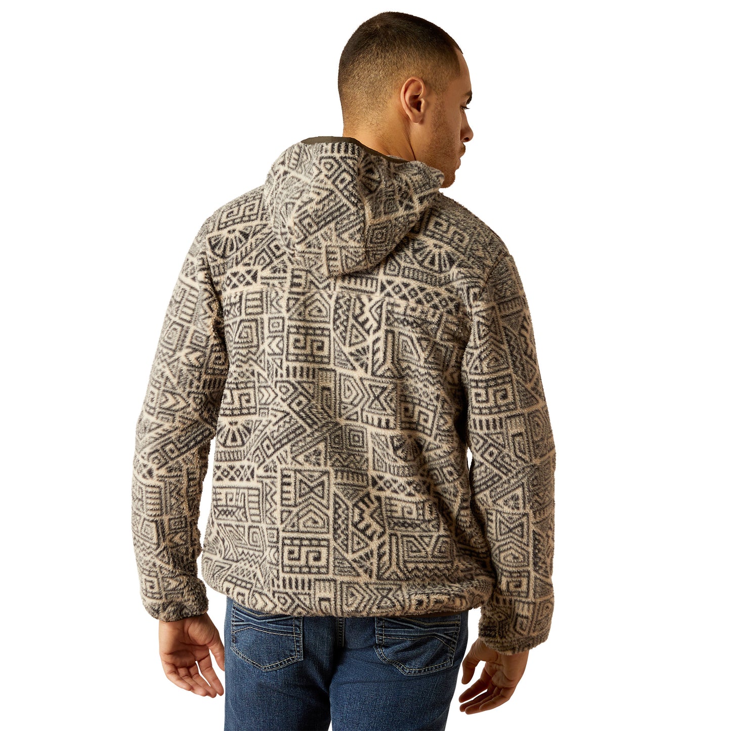 Men's Polar Bear Fleece Hoodie - Brindle