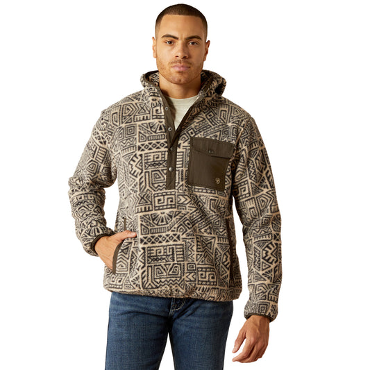 Men's Polar Bear Fleece Hoodie - Brindle