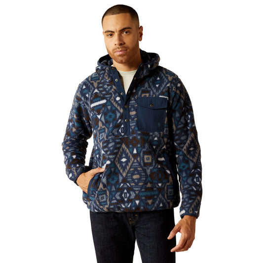 Men's Polar Bear Fleece Hoodie - Navy