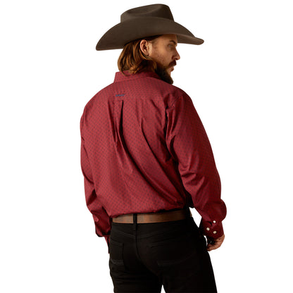 Men's Wrinkle Free Classic Fit Western Shirt