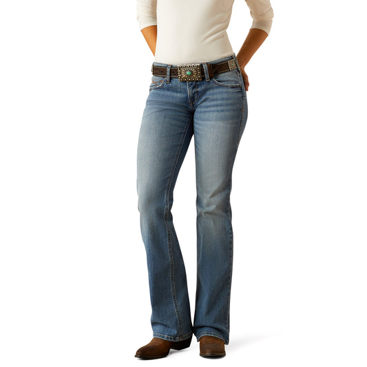 Ladies Mid Rise Bootcut Jean - Allison