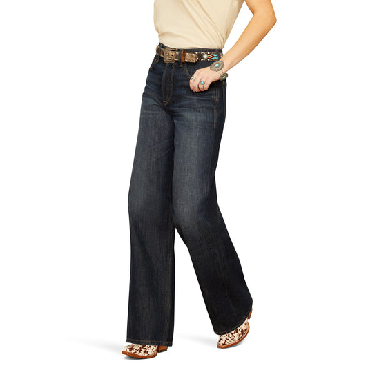 Ladies Ultra High Rise Relaxed Straight Jean