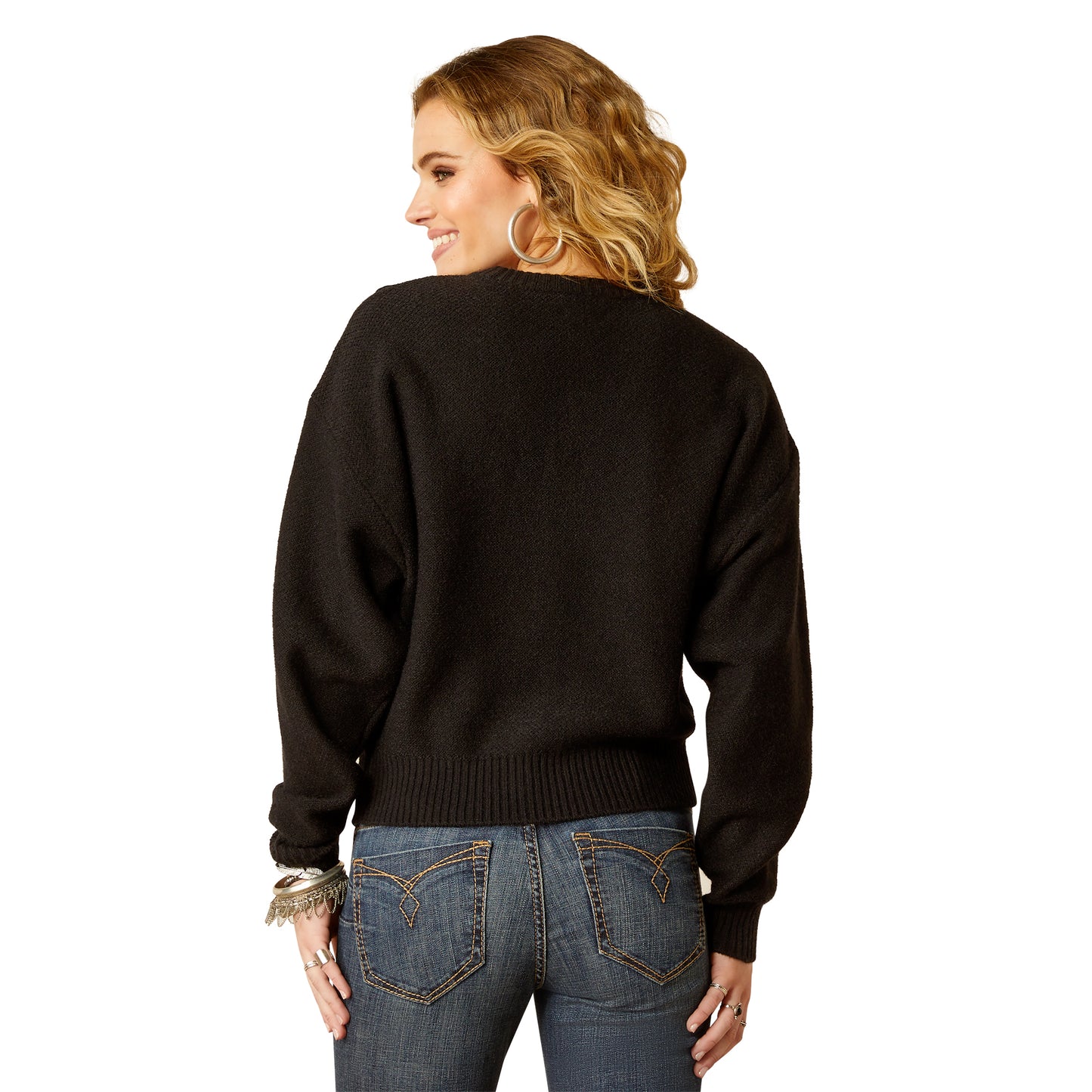 Ladies Magnolia Sweater - Black