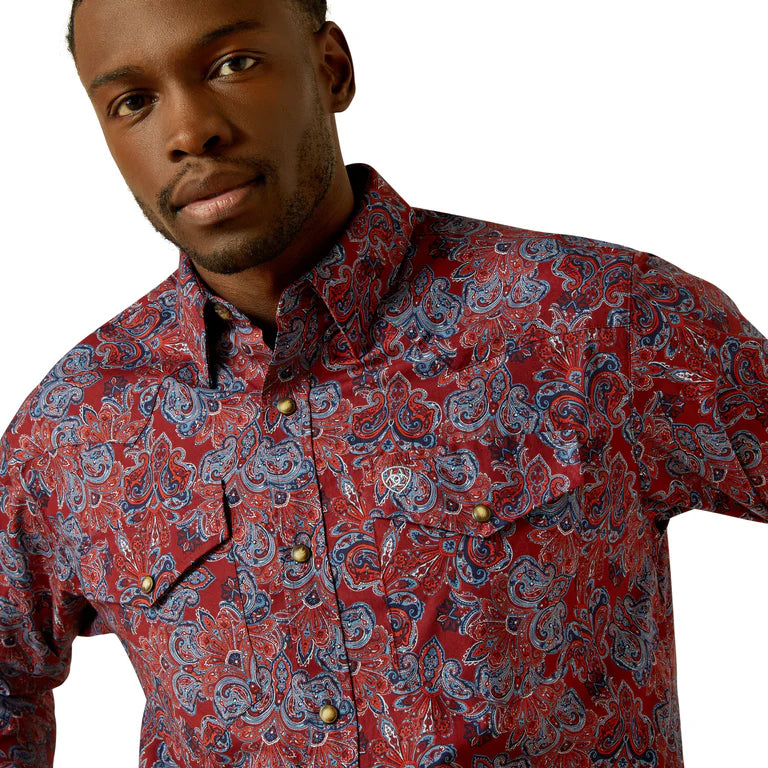 Mens Fitted Western Shirt