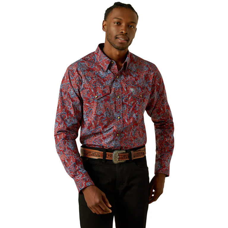 Mens Fitted Western Shirt