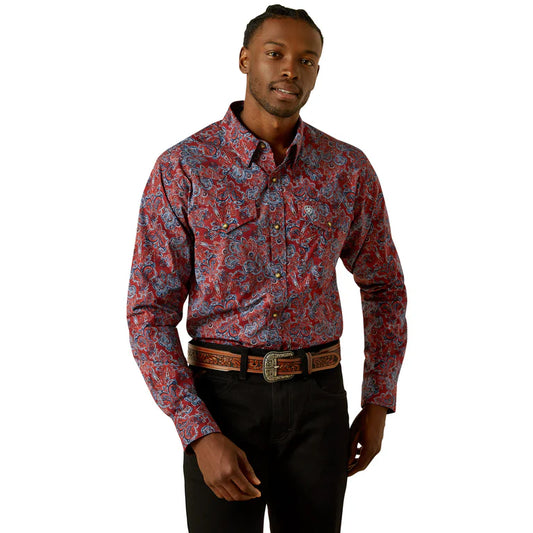 Mens Fitted Western Shirt
