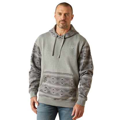 Men's Southwestern Color Block Hoodie