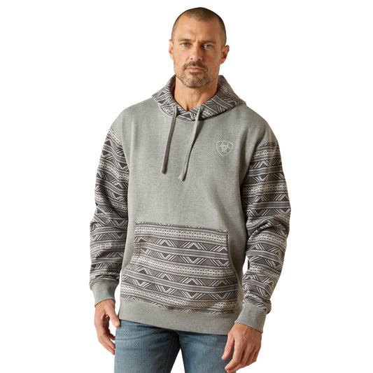 Men's Southwestern Color Block Hoodie