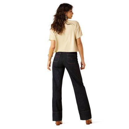 Ladies Ultra High Rise Tomboy Western Utility Wide Leg