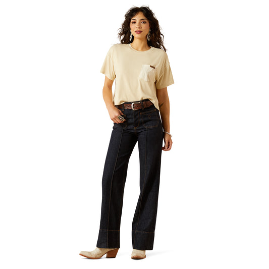Ladies Ultra High Rise Tomboy Western Utility Wide Leg