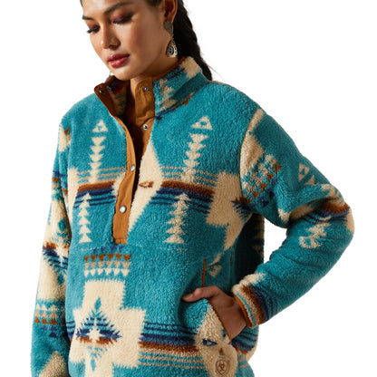 Agave Turquoise Berber 1/2 Snap Pullover