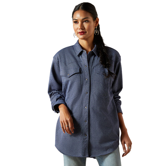 Ladies Mercantile Shirt Jacket