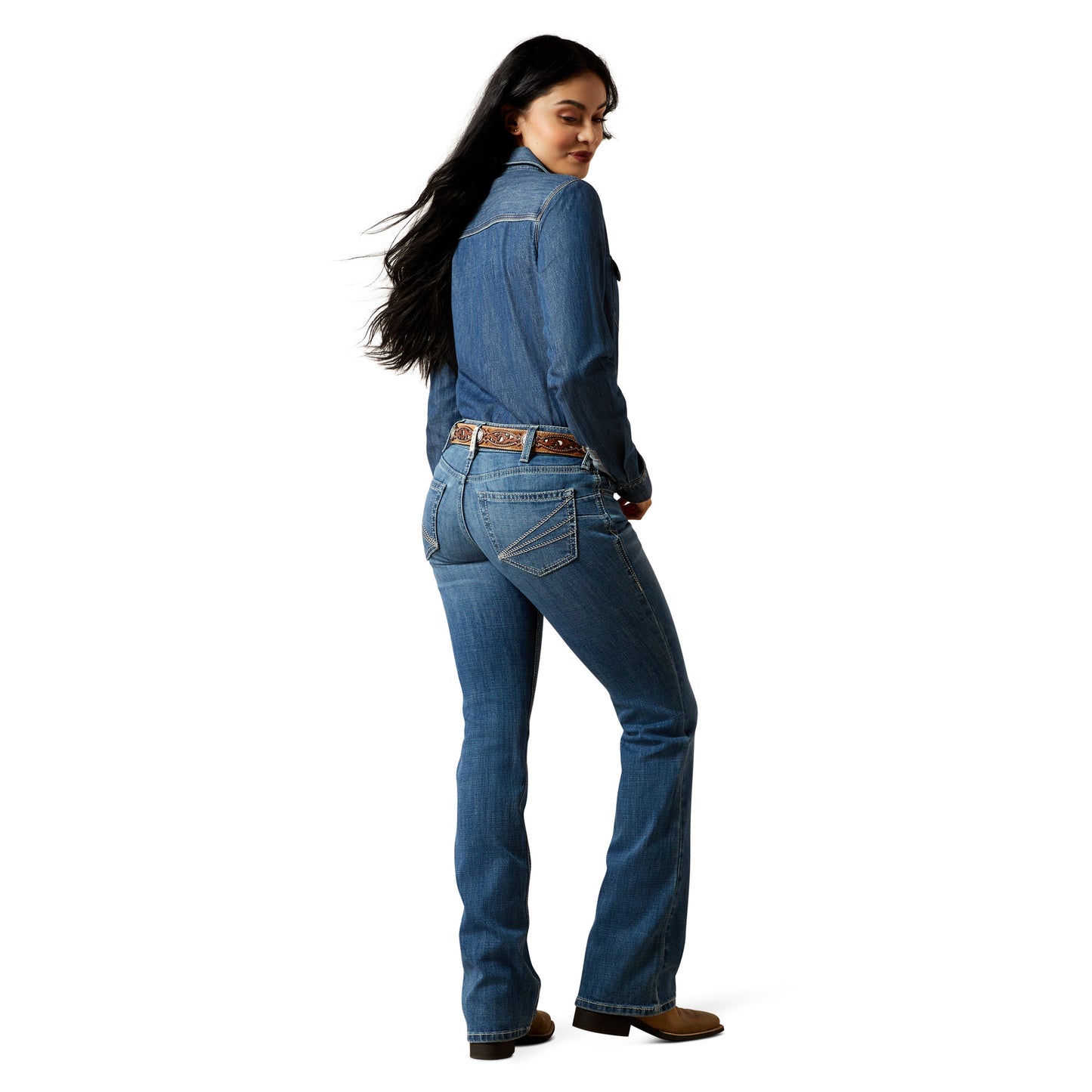 Aisha Midrise Bootcut Jeans