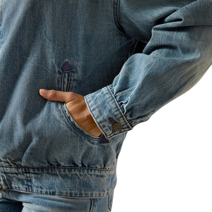 Cheyenne Denim Bomber Jacket